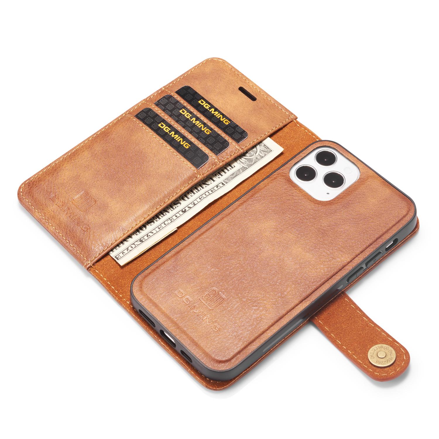 Magnet Wallet iPhone 12/12 Pro Cognac