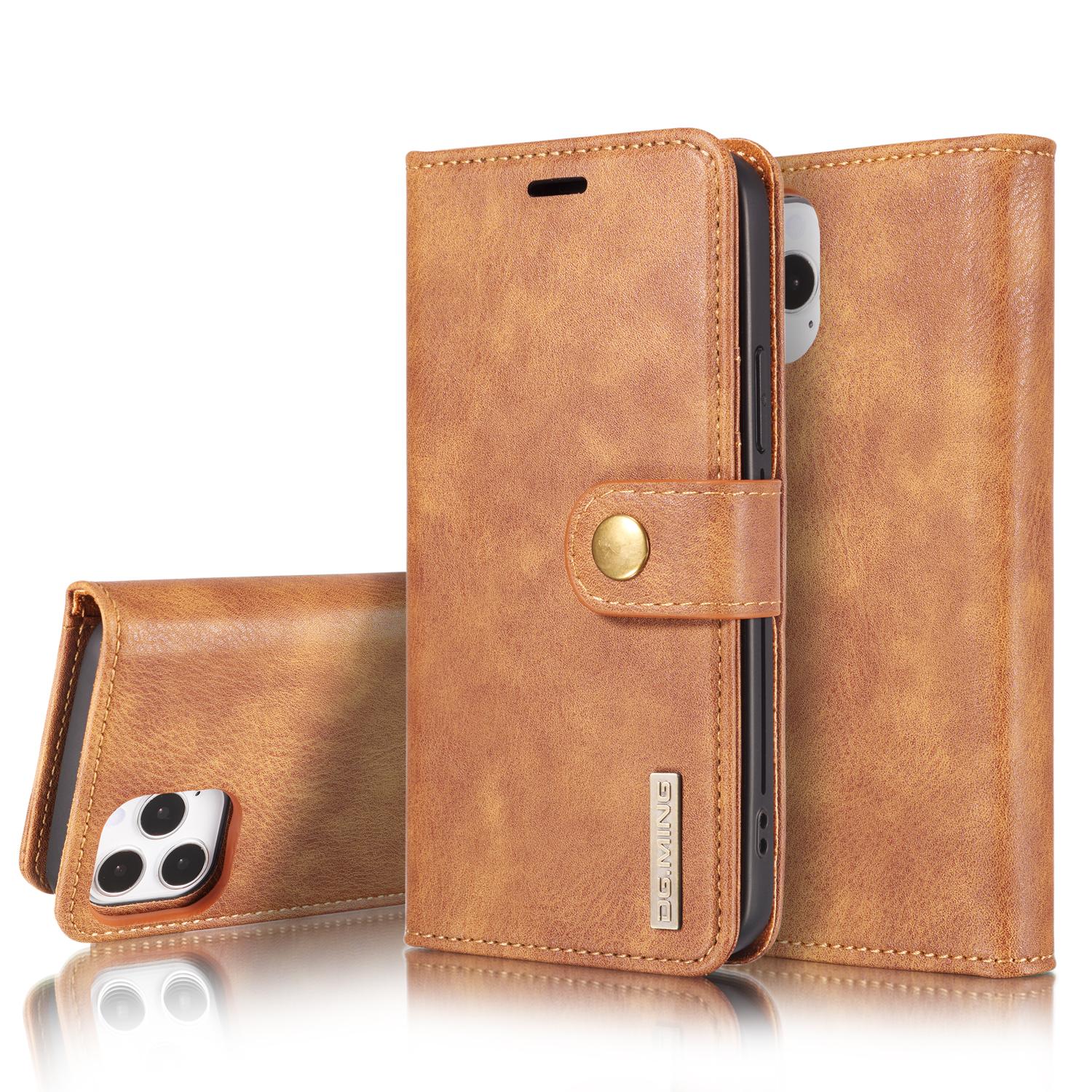 Magnet Wallet iPhone 12 Pro Max Cognac