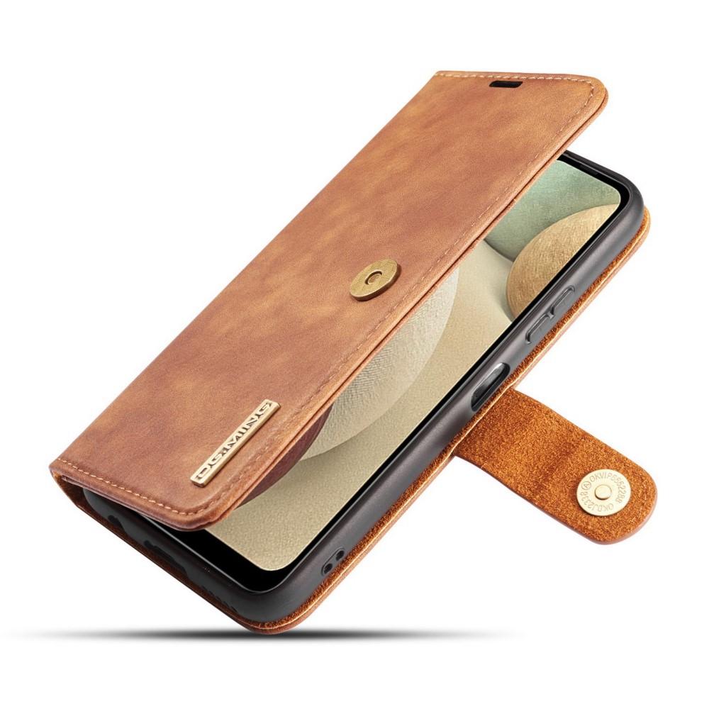 Magnet Wallet Samsung Galaxy A12 Cognac