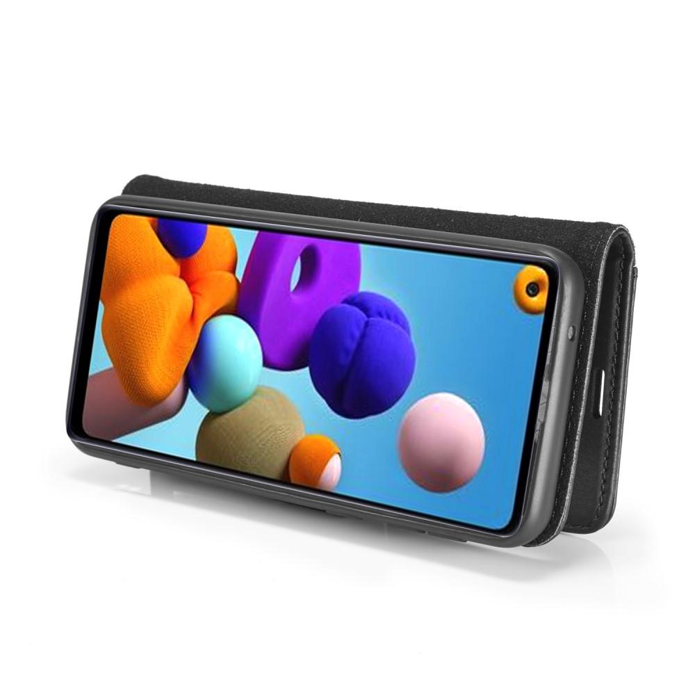 Magnet Wallet Samsung Galaxy A21s Musta