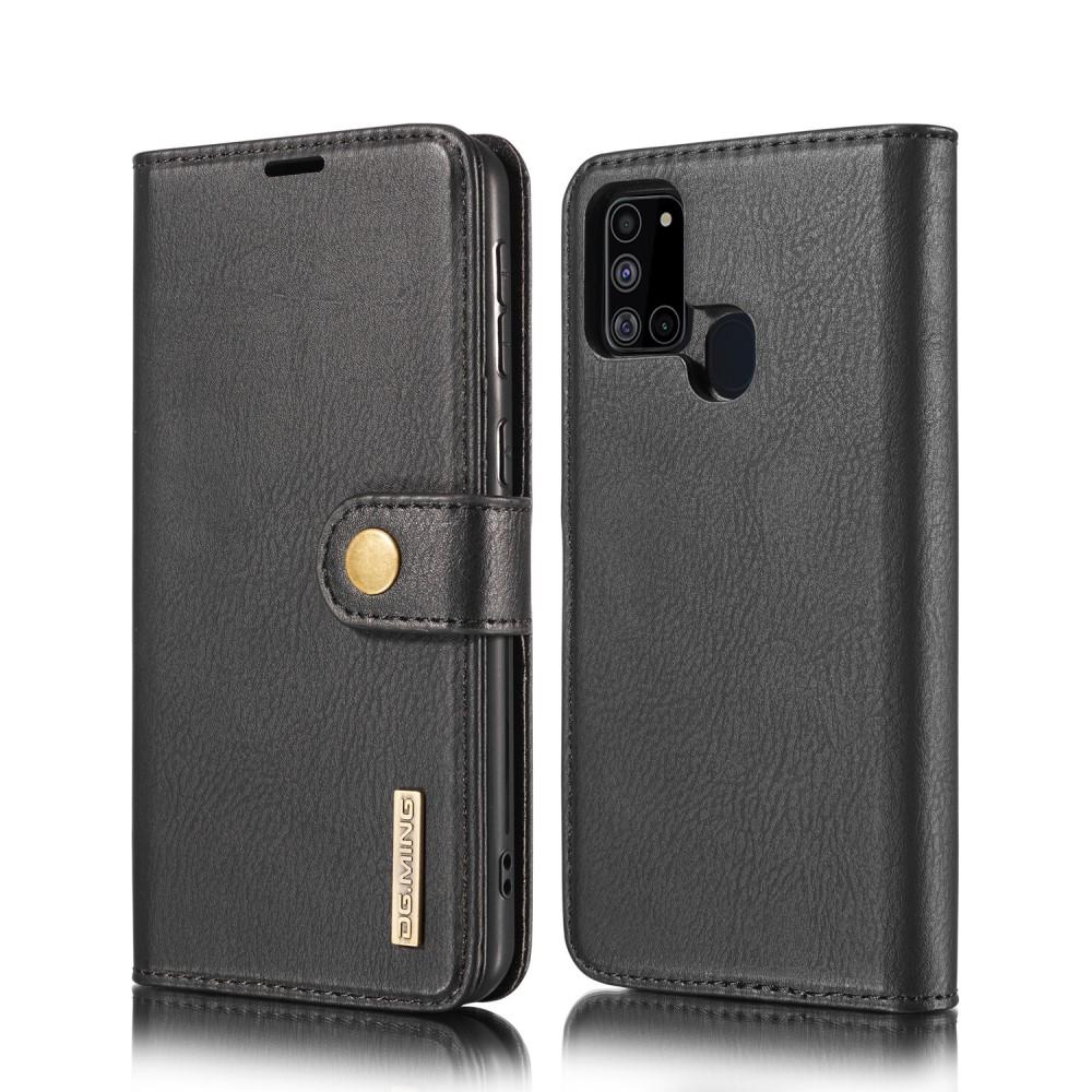 Magnet Wallet Samsung Galaxy A21s Musta