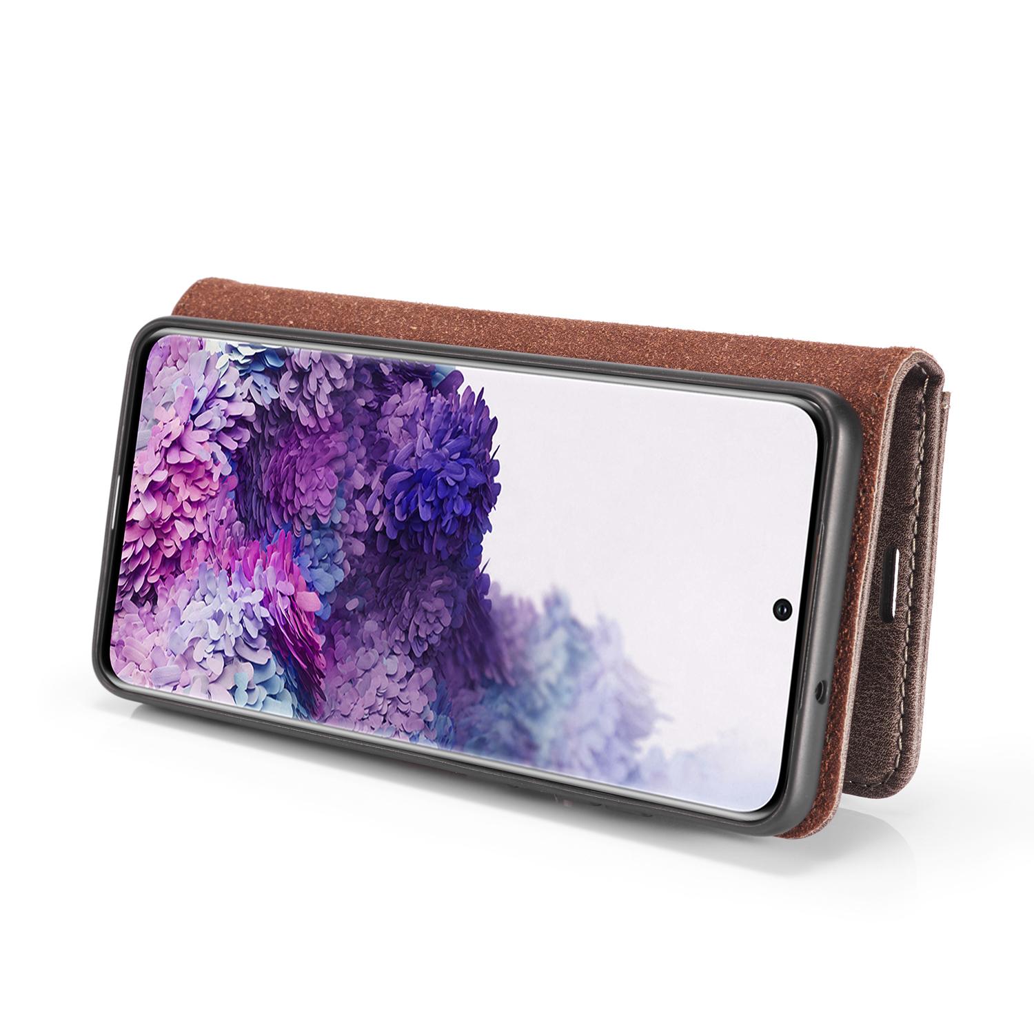 Magnet Wallet Samsung Galaxy S20 Plus Ruskea