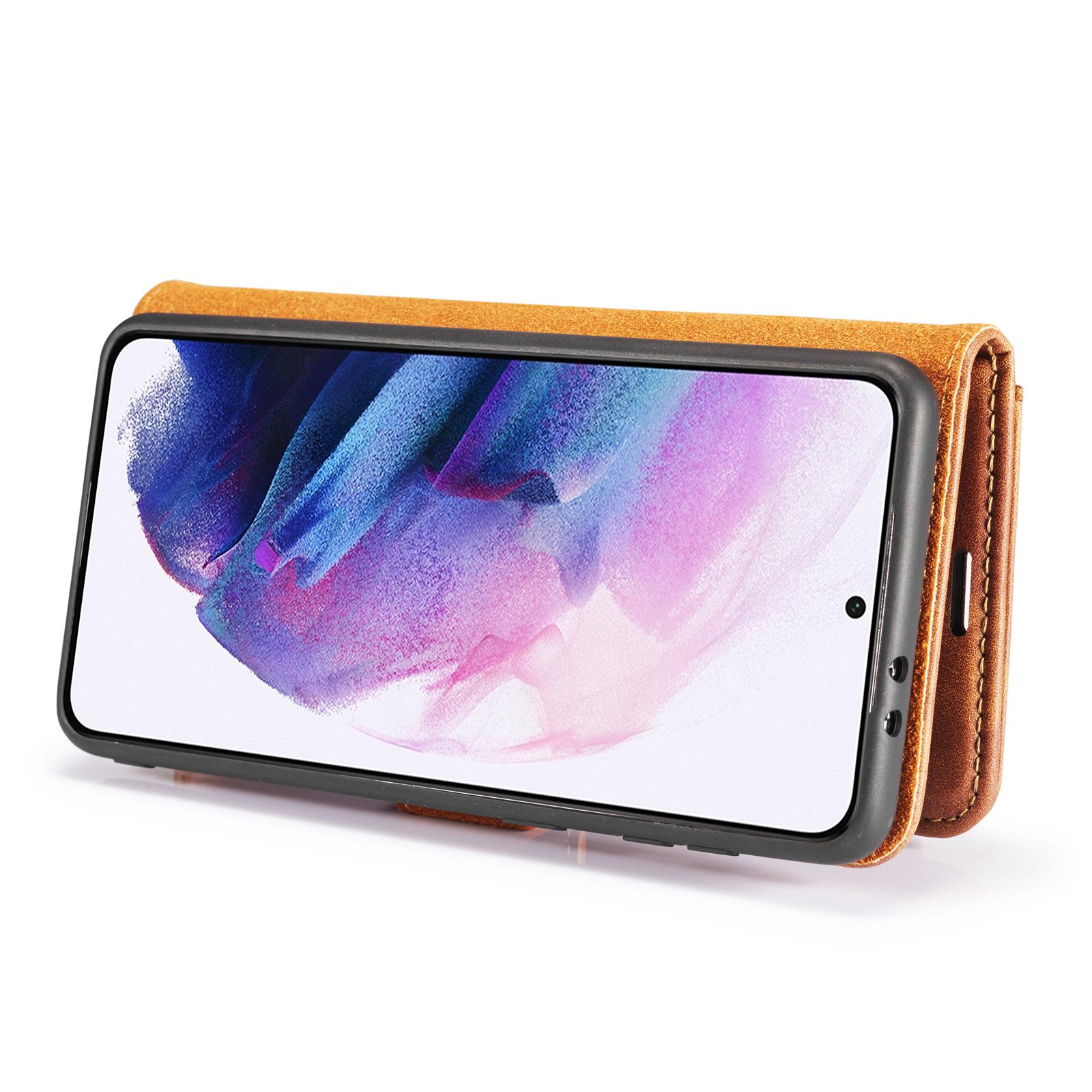 Magnet Wallet Samsung Galaxy S21 Cognac