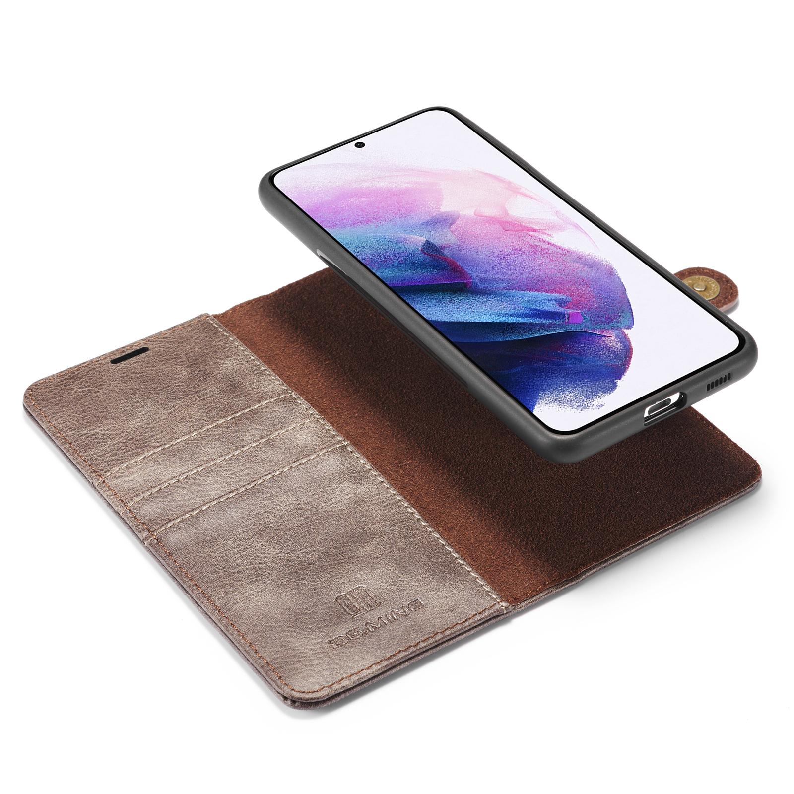 Magnet Wallet Samsung Galaxy S21 Plus Ruskea