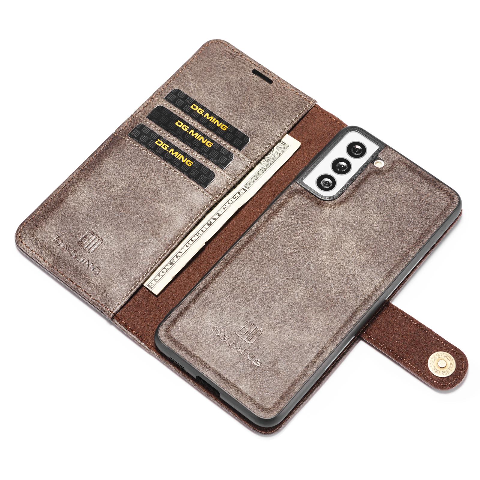 Magnet Wallet Samsung Galaxy S21 Plus Ruskea
