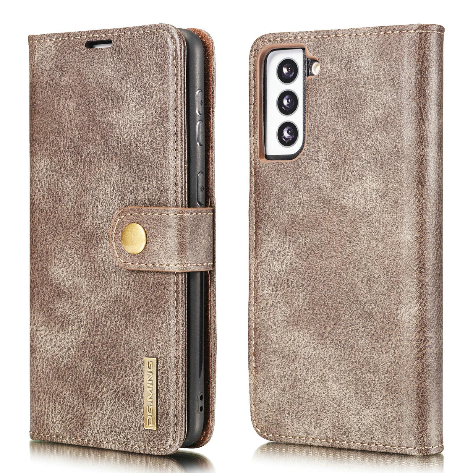 Magnet Wallet Samsung Galaxy S21 Plus Ruskea