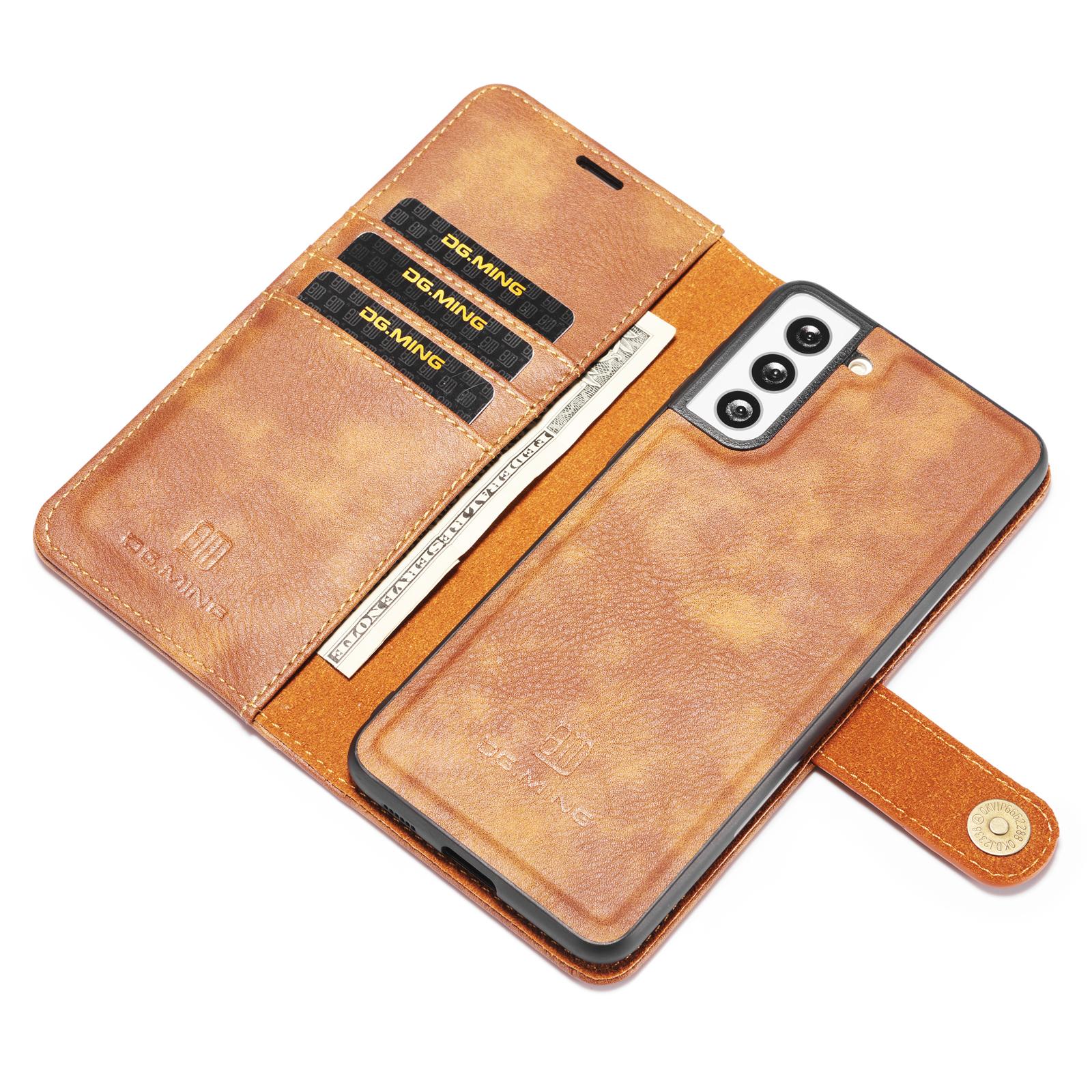 Magnet Wallet Samsung Galaxy S21 Plus Cognac