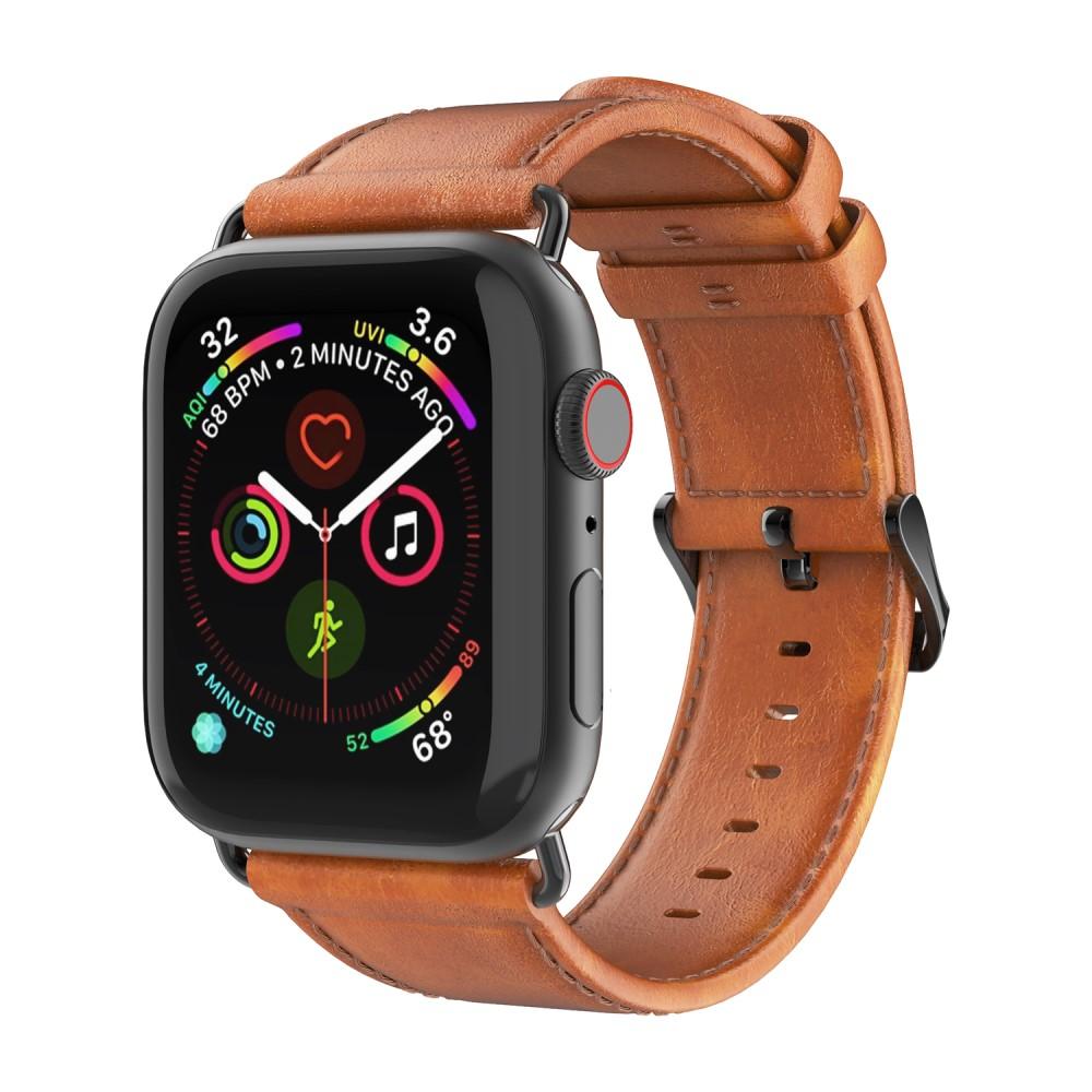 Leather Watch Band Apple Watch 41mm Series 7 Tan