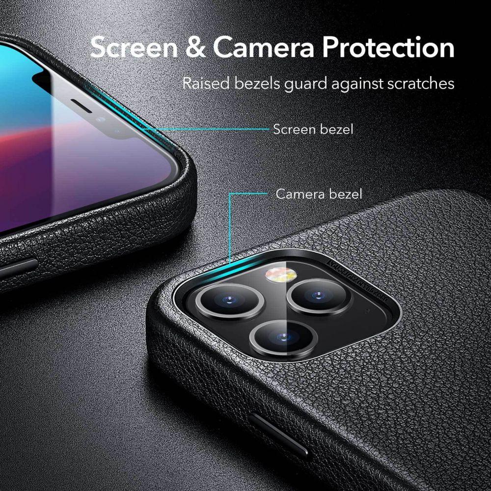 Premium Leather Case iPhone 12 Pro Max Black