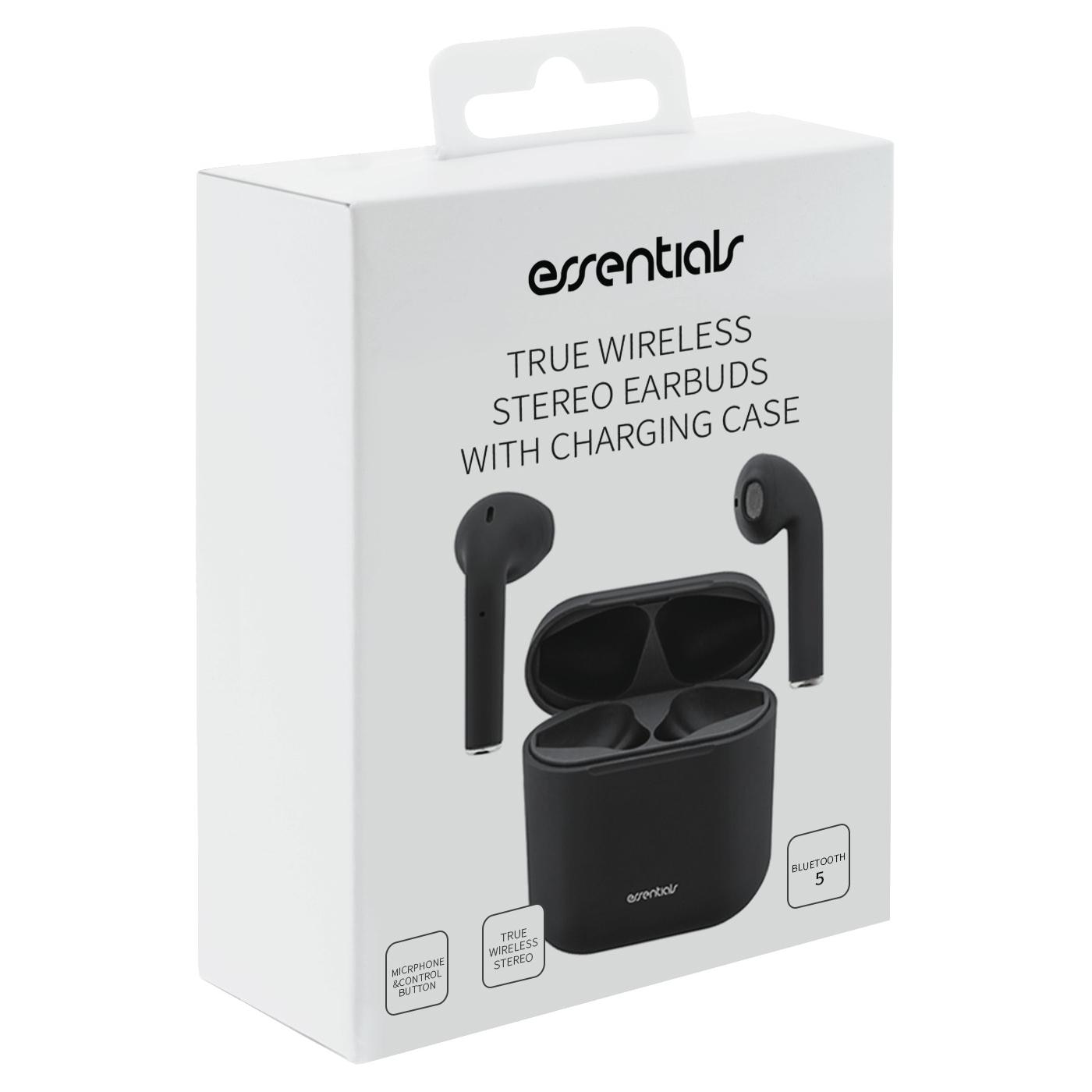 True Wireless Stereo In-ear Earbuds Black