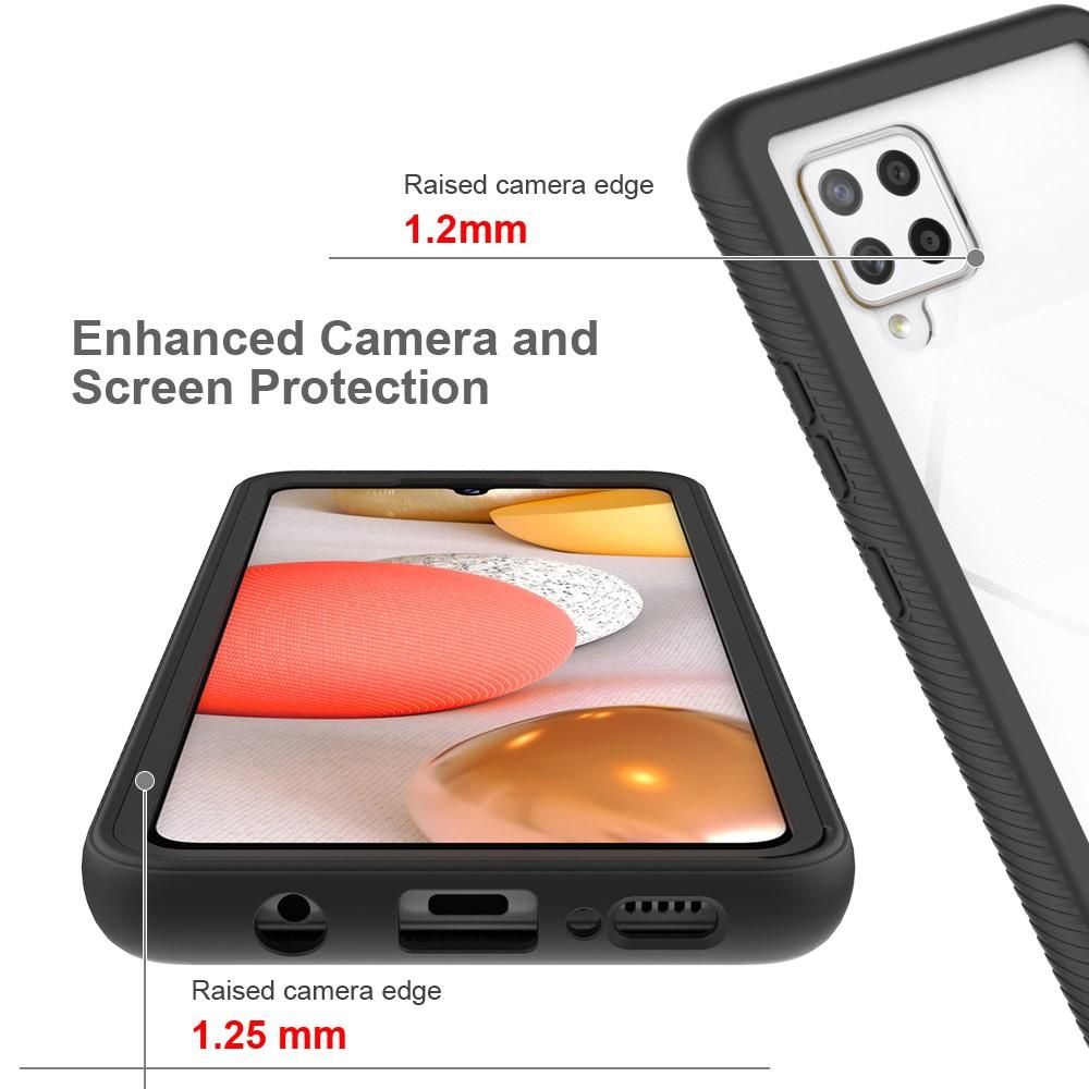 Full Cover Kuori Samsung Galaxy A42 Musta