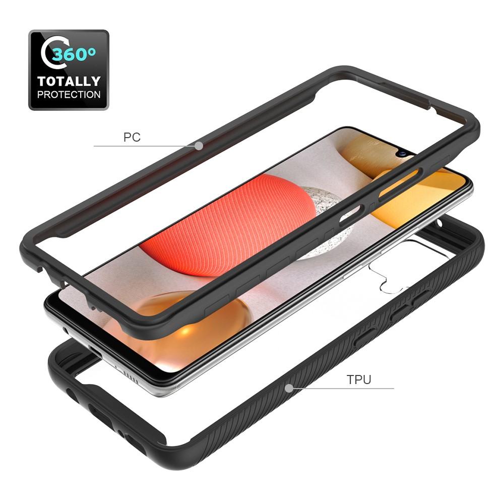 Full Cover Kuori Samsung Galaxy A42 Musta