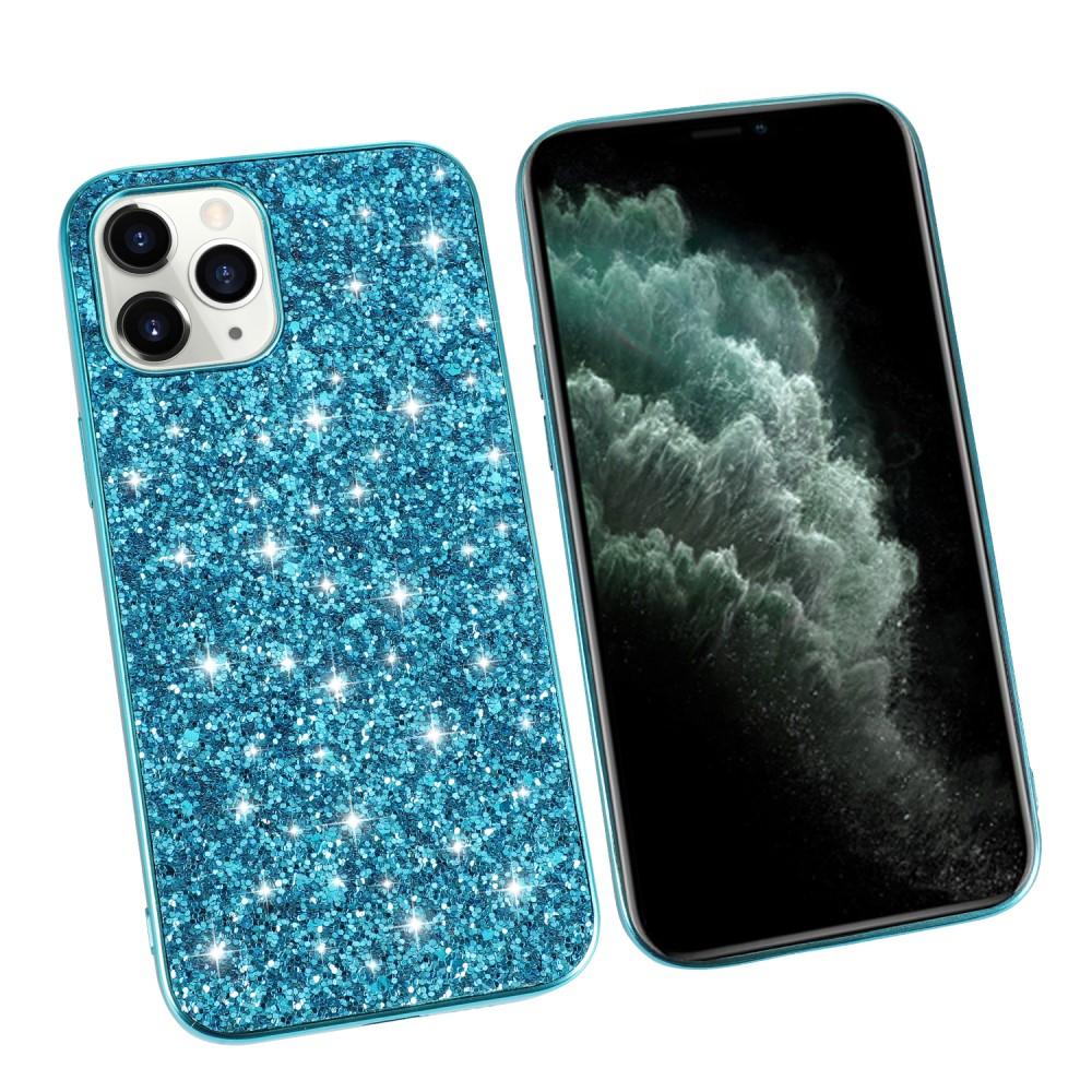 iPhone 12 Mini Glitterikuori Sininen