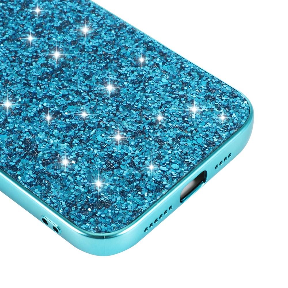 iPhone 12 Mini Glitterikuori Sininen