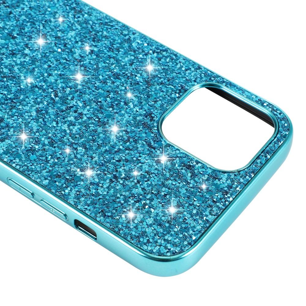 iPhone 12 Mini Glitterikuori Sininen