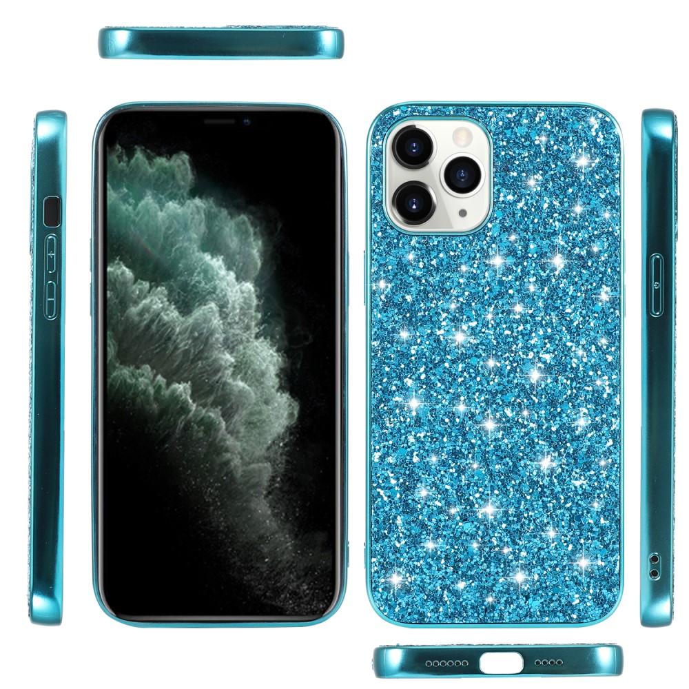iPhone 12 Mini Glitterikuori Sininen