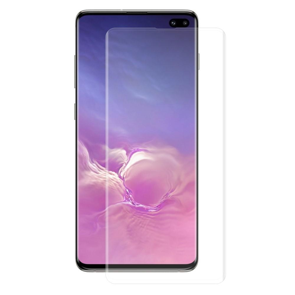 Näytön Panssarilasi 3D 0.26mm Samsung Galaxy S10 Plus Läpinäkyvä