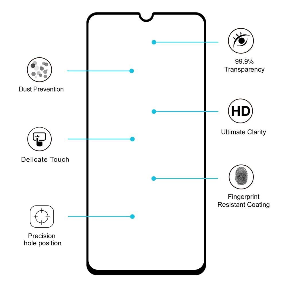 Full Glue Tempered Glass Galaxy A70 Black