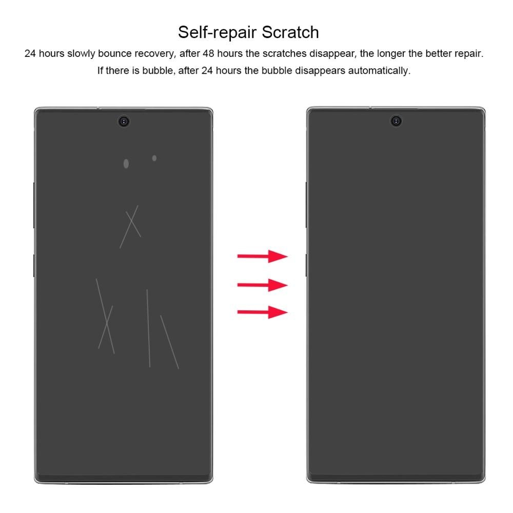 Koko näytön näytönsuoja 0.1mm Samsung Galaxy Note 10 Plus Läpinäkyvä