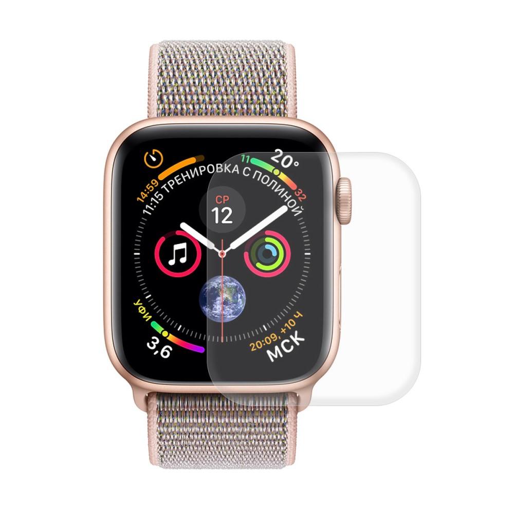 Koko näytön kaareva näytönsuoja Apple Watch 40 mm Läpinäkyvä