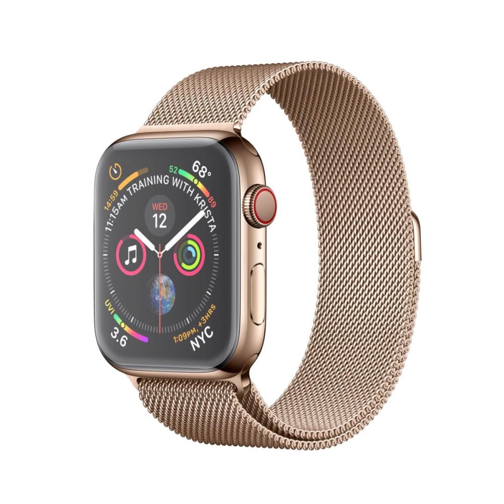 Koko näytön kaareva näytönsuoja Apple Watch 40mm Läpinäkyvä