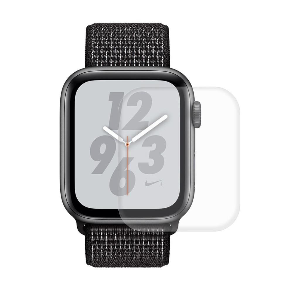 Koko näytön kaareva näytönsuoja Apple Watch 44 mm Läpinäkyvä