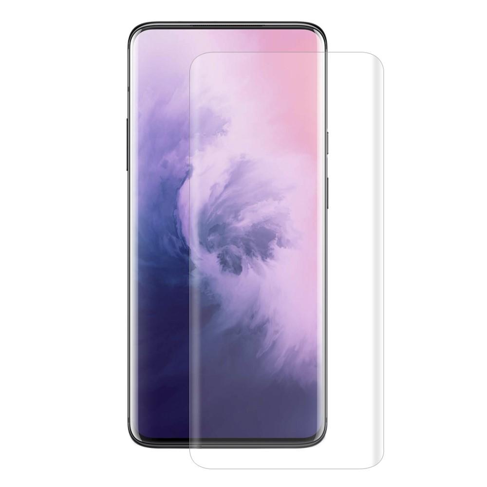 Koko näytön kaareva näytönsuoja OnePlus 7 Pro/7T Pro Läpinäkyvä