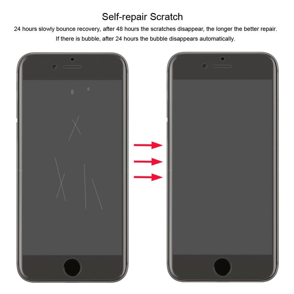 Koko näytön näytönsuoja iPhone 7 Läpinäkyvä