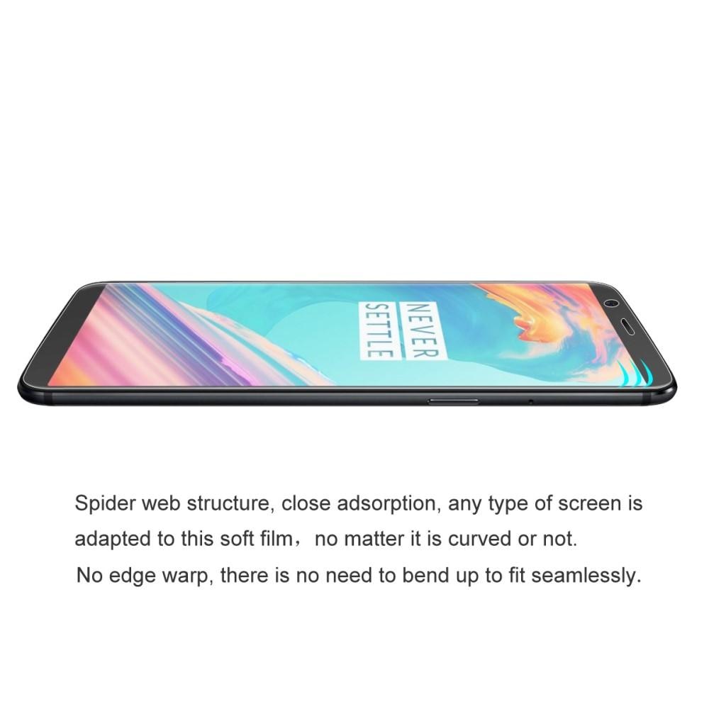 Koko näytön näytönsuoja OnePlus 5T Läpinäkyvä