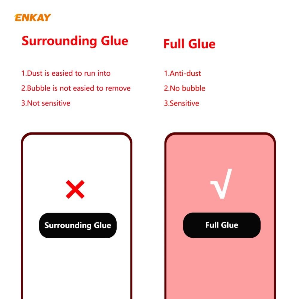 Full Glue Tempered Glass OnePlus Nord Black