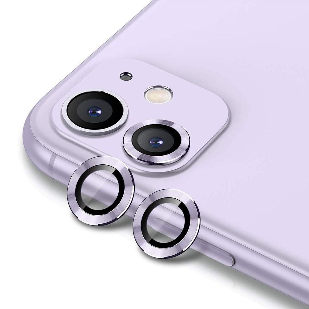 Panssarilasi Kameran Linssinsuojus alumiiniseos iPhone 11 Violetti