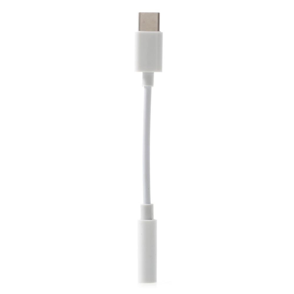 USB-C Kuulokeadapteri USB-C - 3,5mm Valkoinen