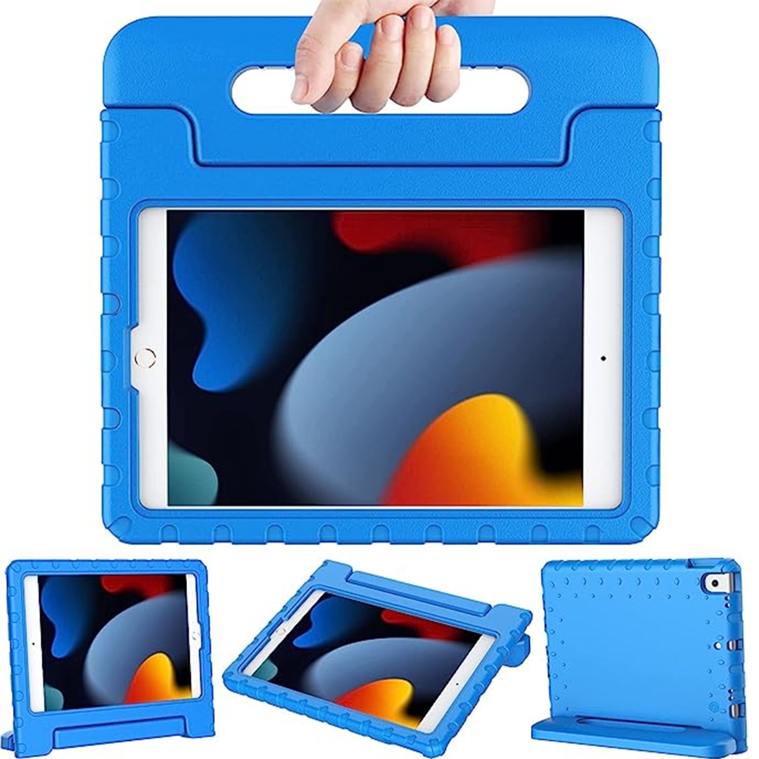 Iskunkestävä EVA kuori iPad 10.2 9th Gen (2021) sininen