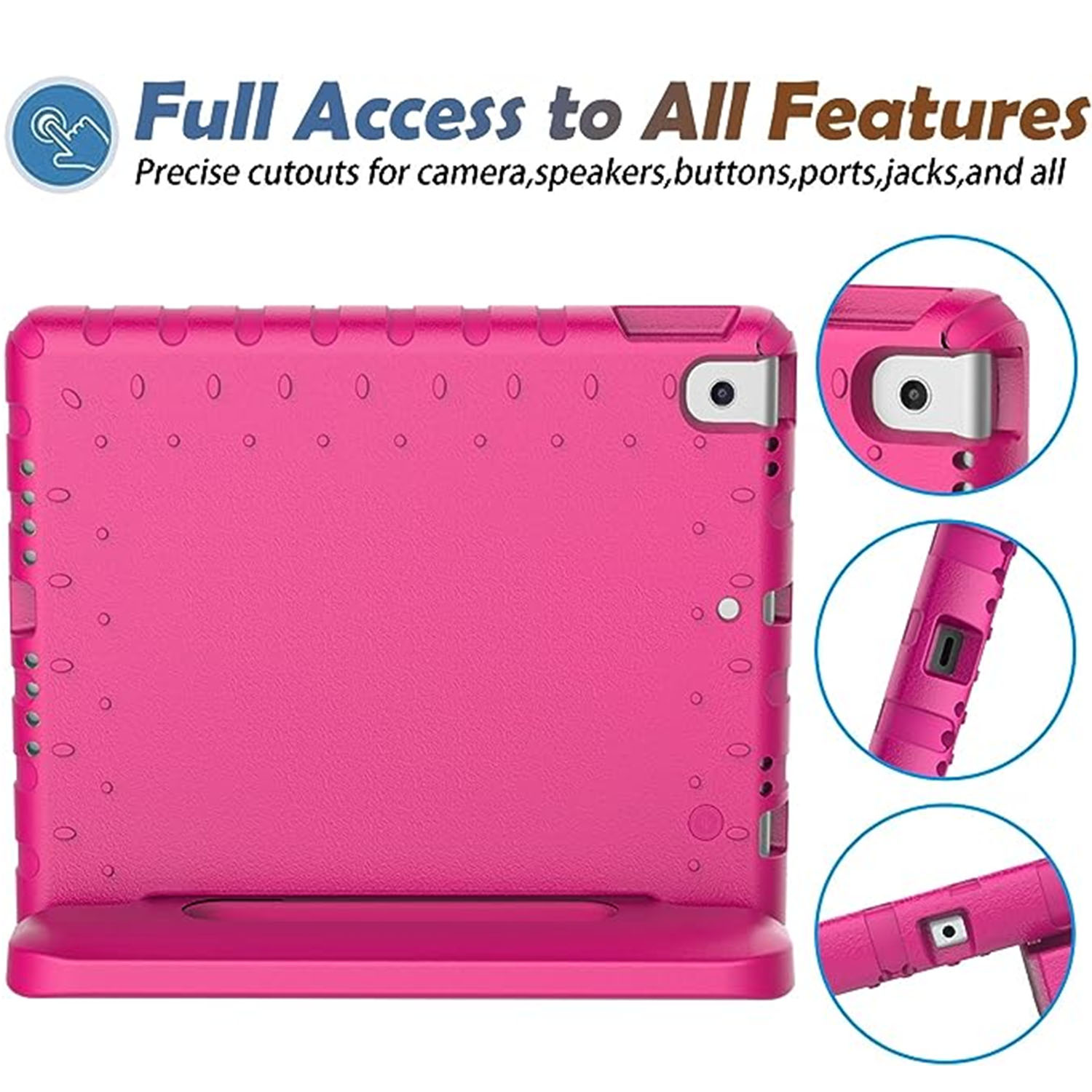 Iskunkestävä EVA kuori iPad Air 10.5 3rd Gen (2019) vaaleanpunainen