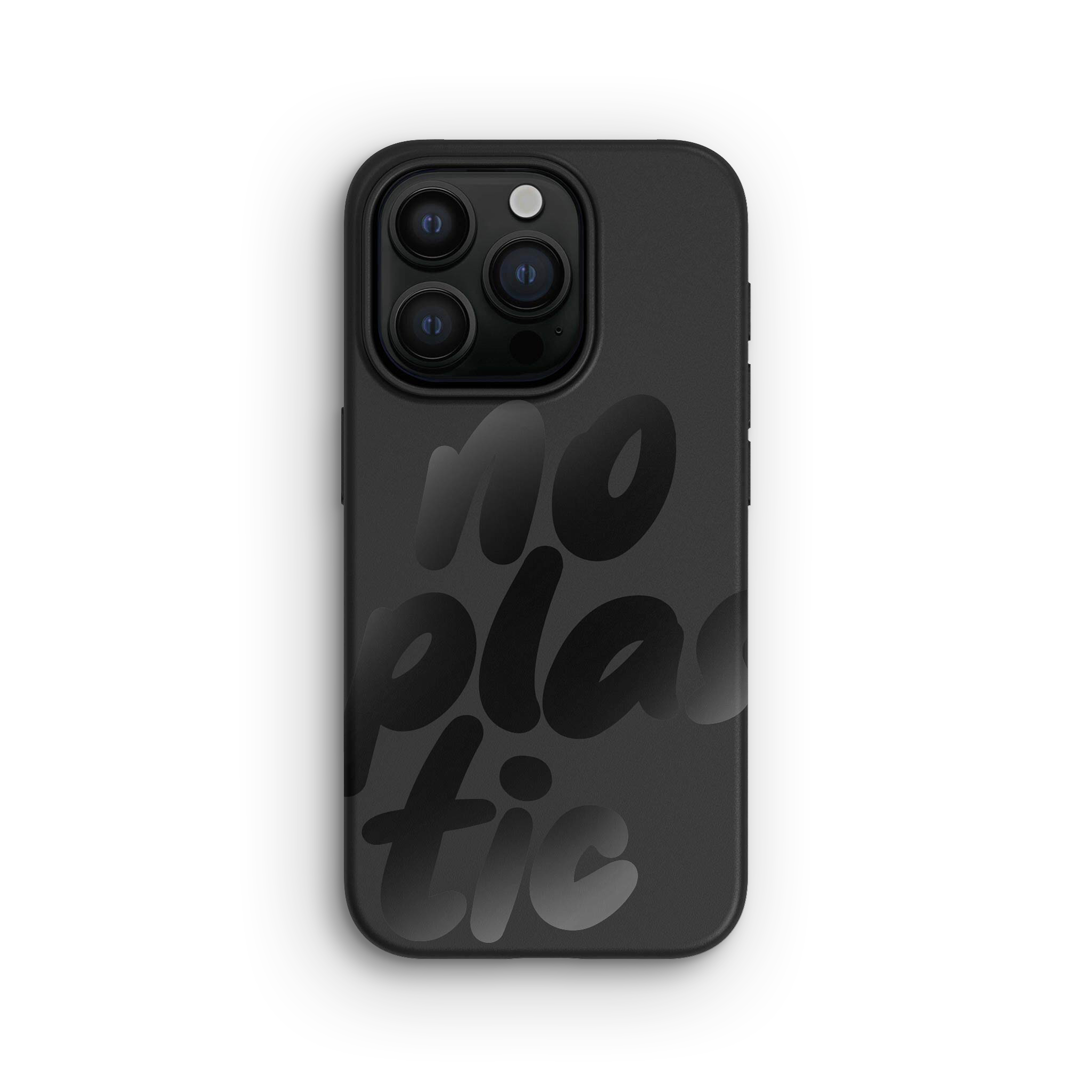 Kuori iPhone 15 Pro, No Plastic Black