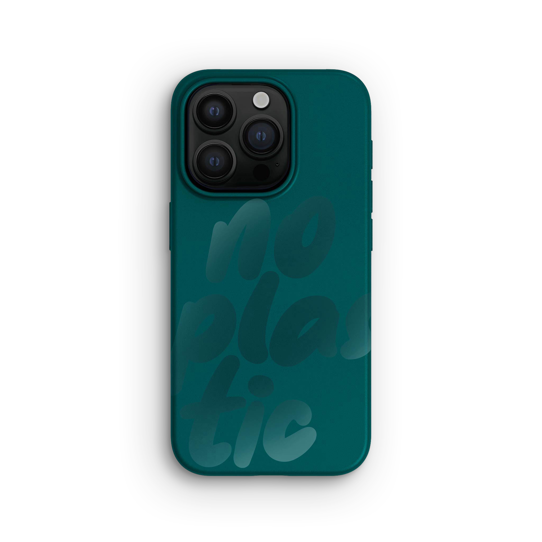 Kuori iPhone 15 Pro, No Plastic Tropical Green