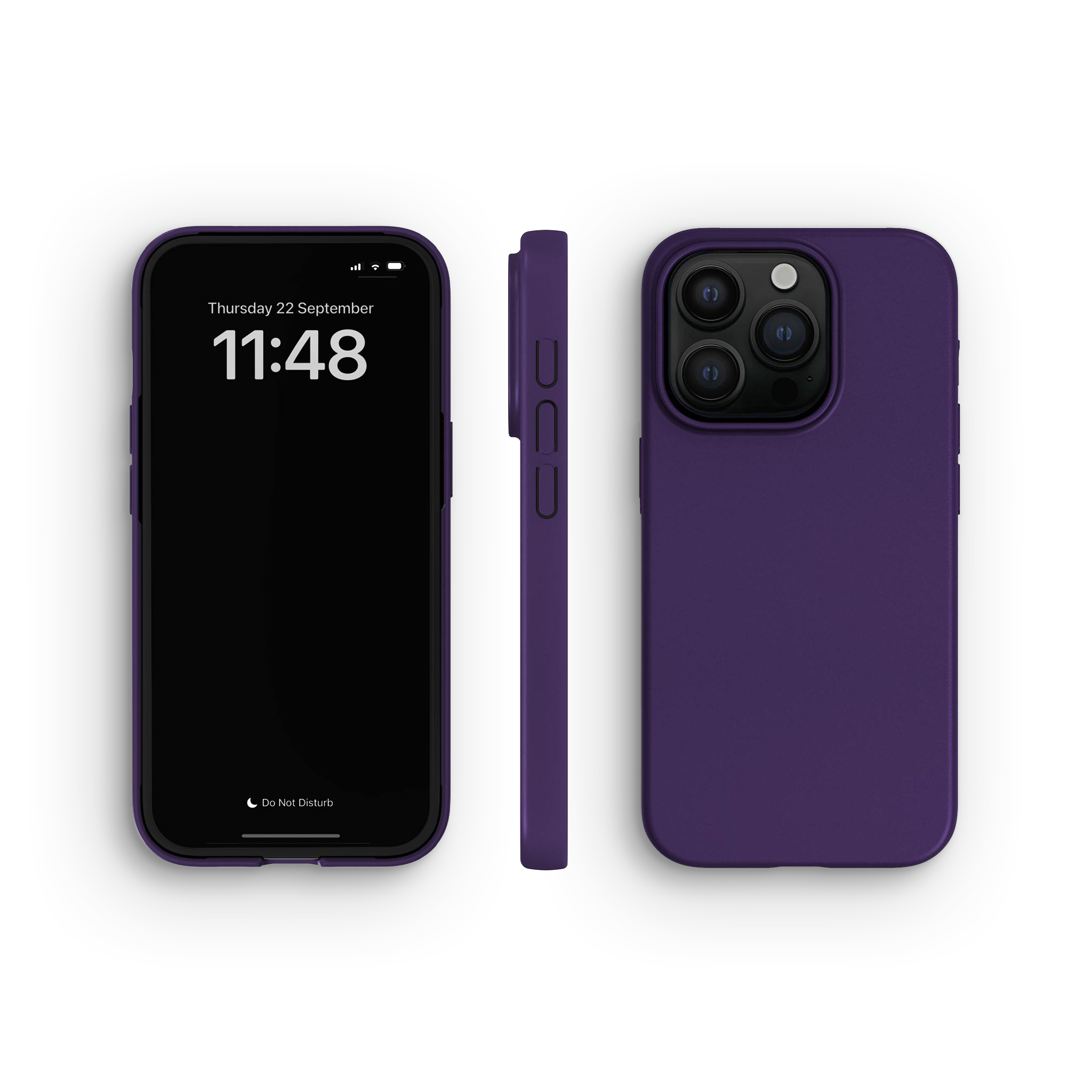 Kuori iPhone 15 Pro, Blackberry Purple
