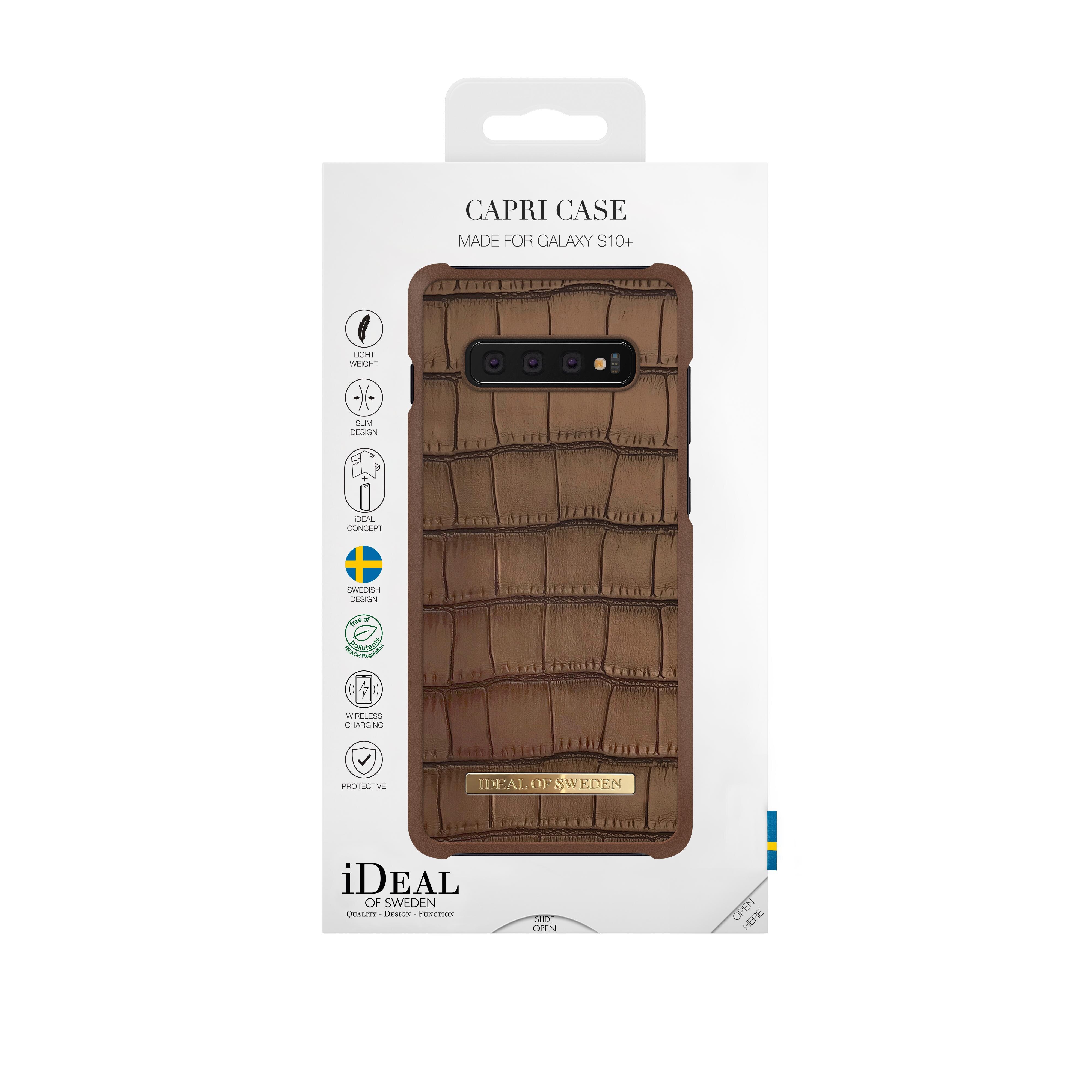 Capri Case Samsung Galaxy S10 Plus Brown