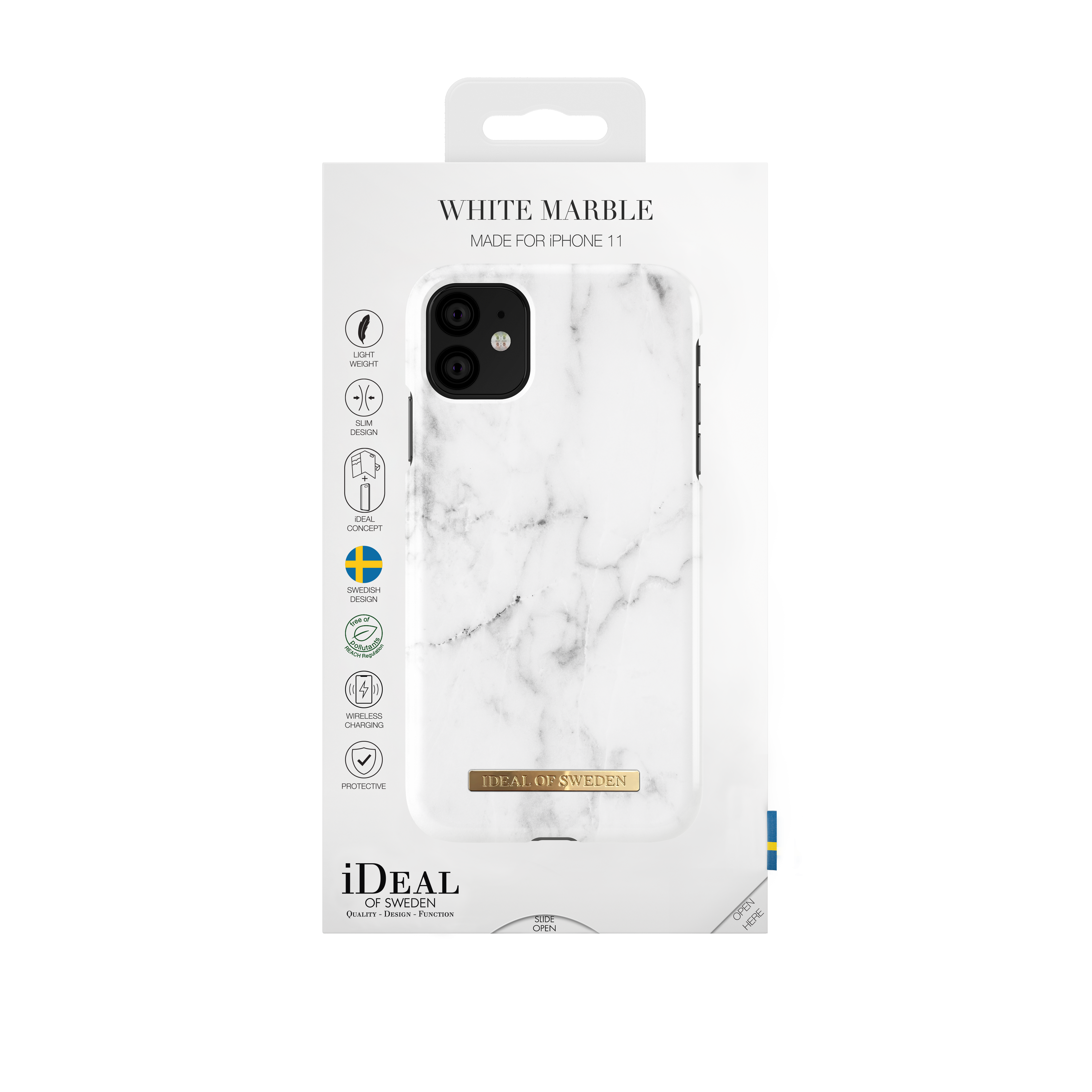 Fashion Case iPhone 11 White Marble