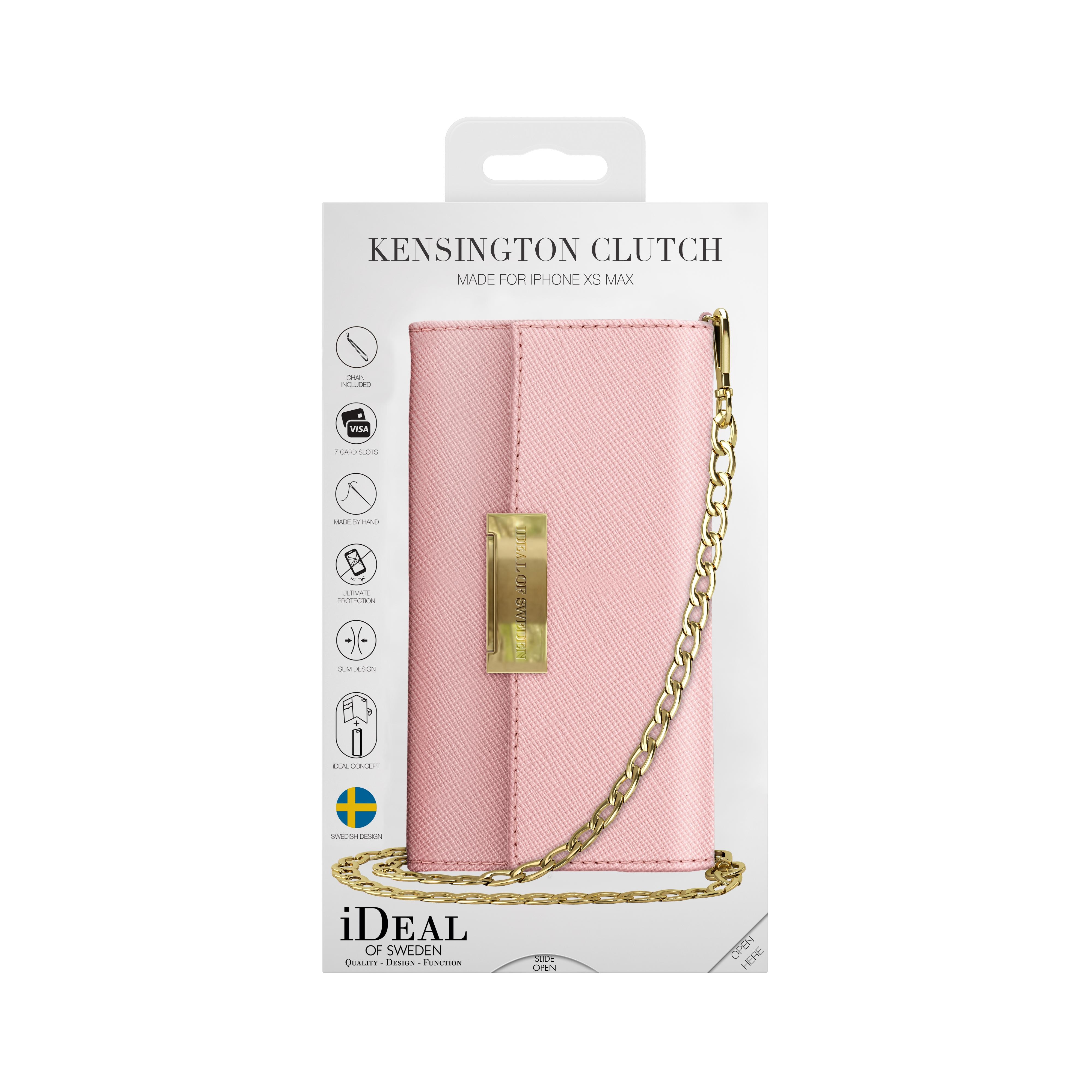 Kensington Clutch iPhone XS Max Pink