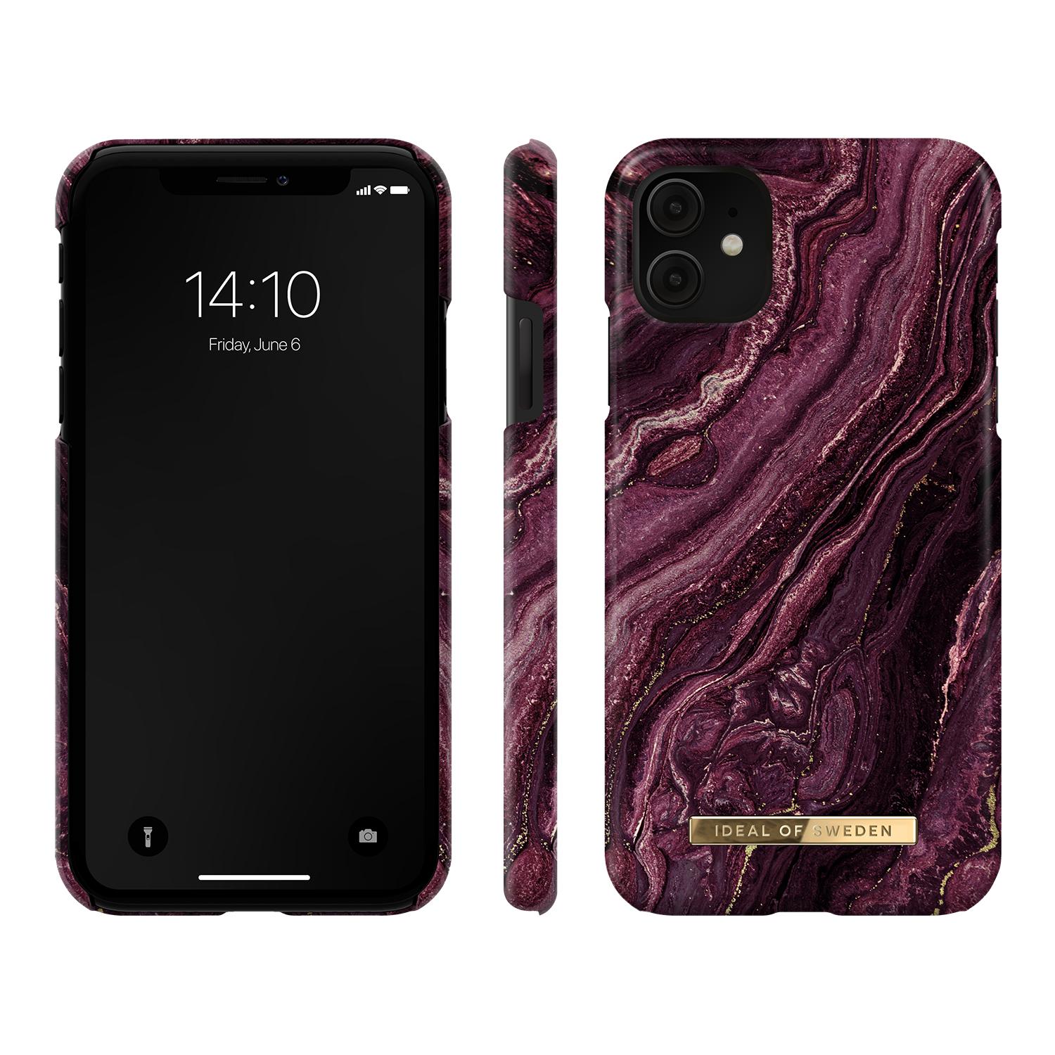 Fashion Case iPhone 11/XR Golden Plum