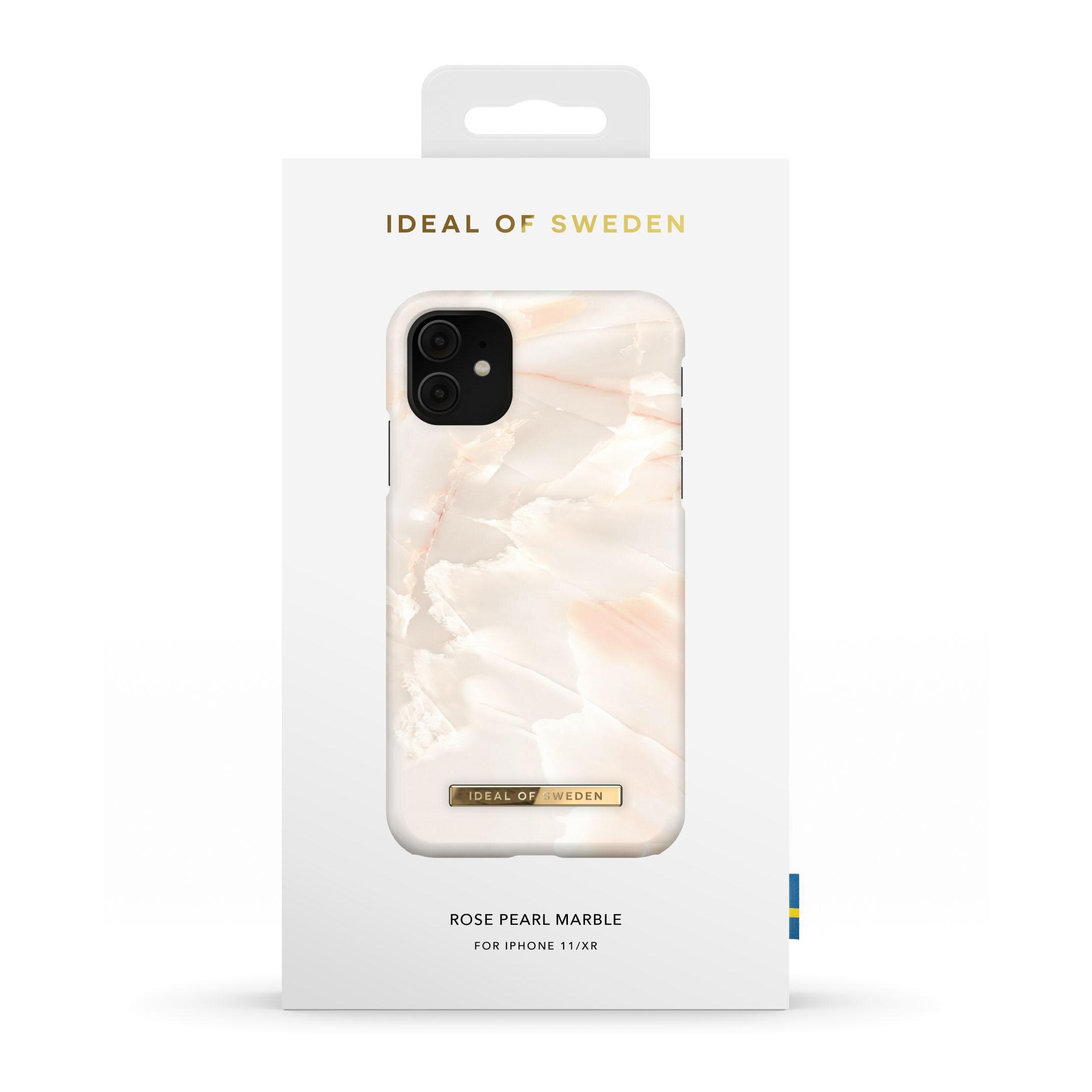 Fashion Case iPhone 11/XR Rose Pearl Marble