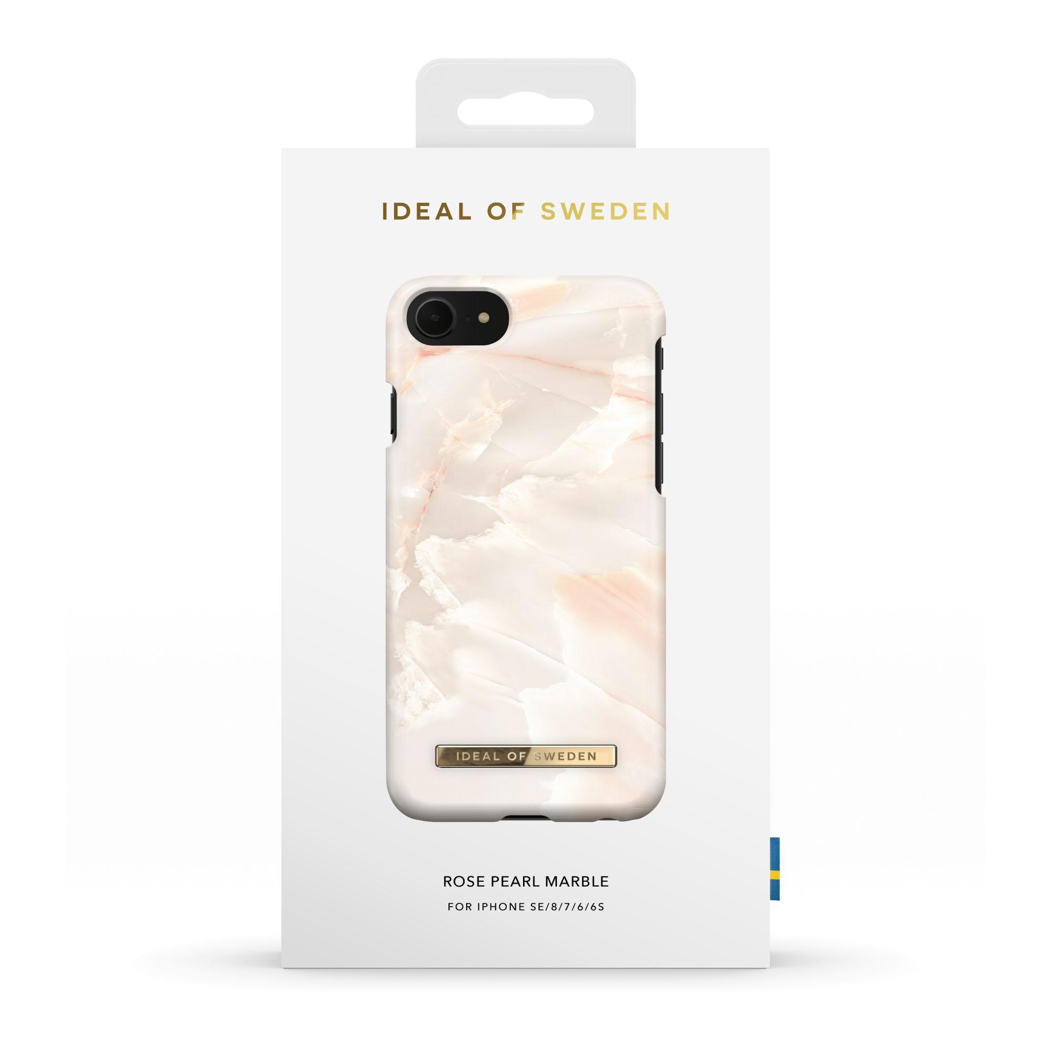 Fashion Case iPhone 6/6S/7/8/SE 2020 Rose Pearl Marble