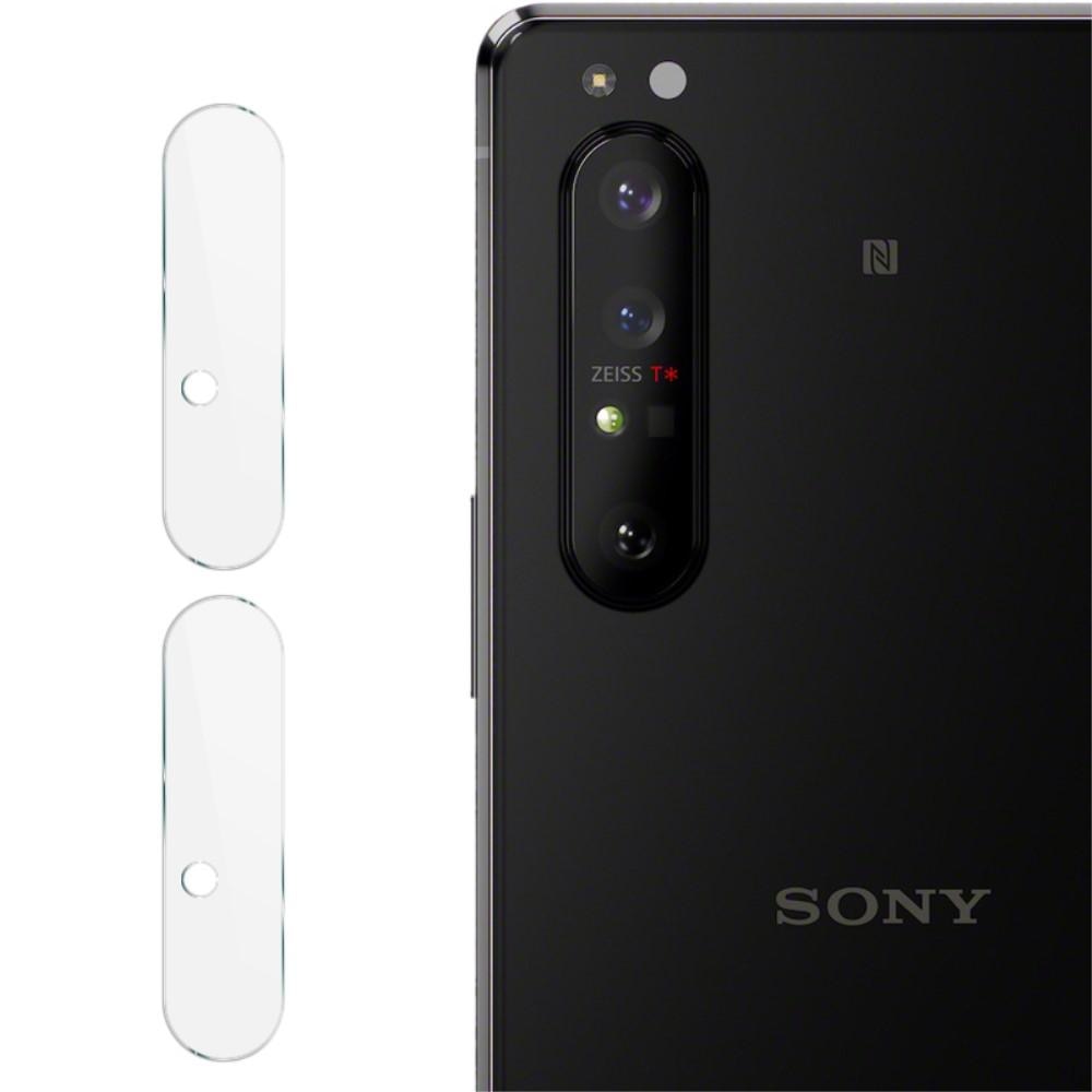 2-pack Panssarilasi Kameran Linssinsuoja Sony Xperia 1 II