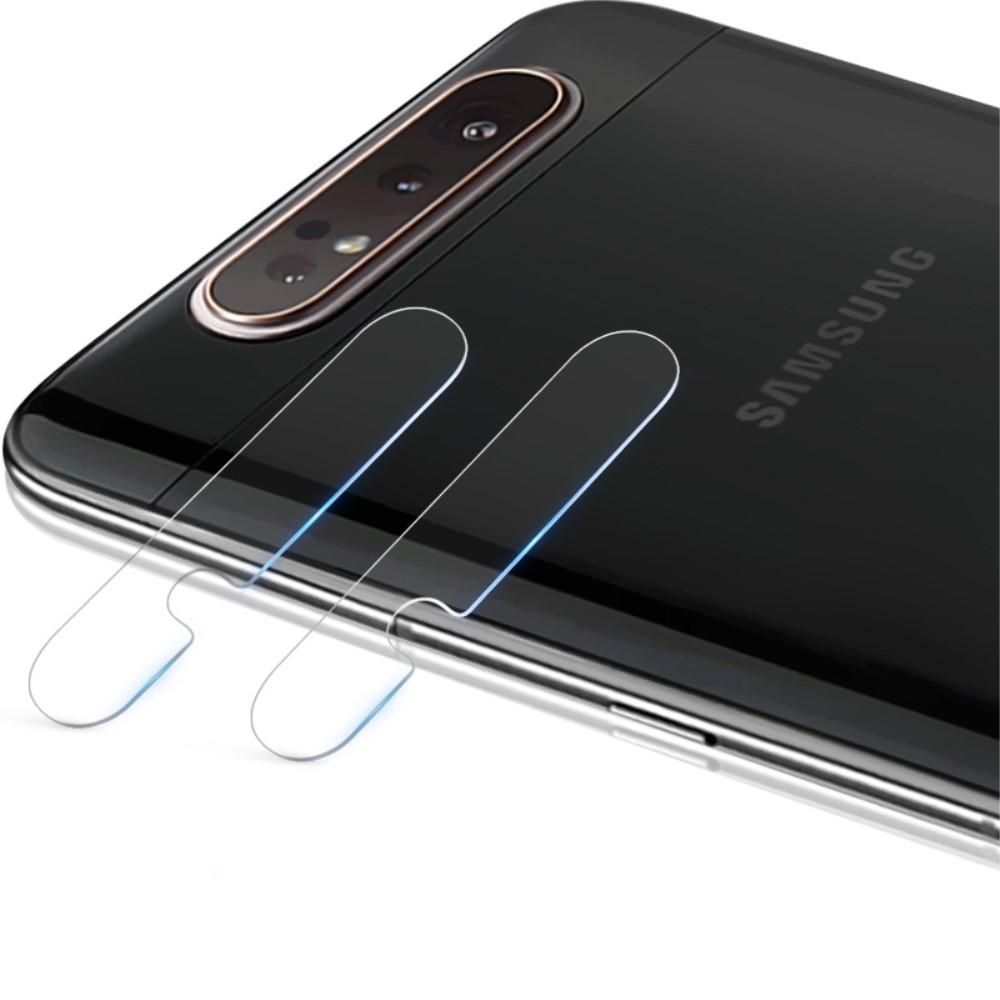 2-pack Panssarilasi Kameran Linssinsuoja Galaxy A80