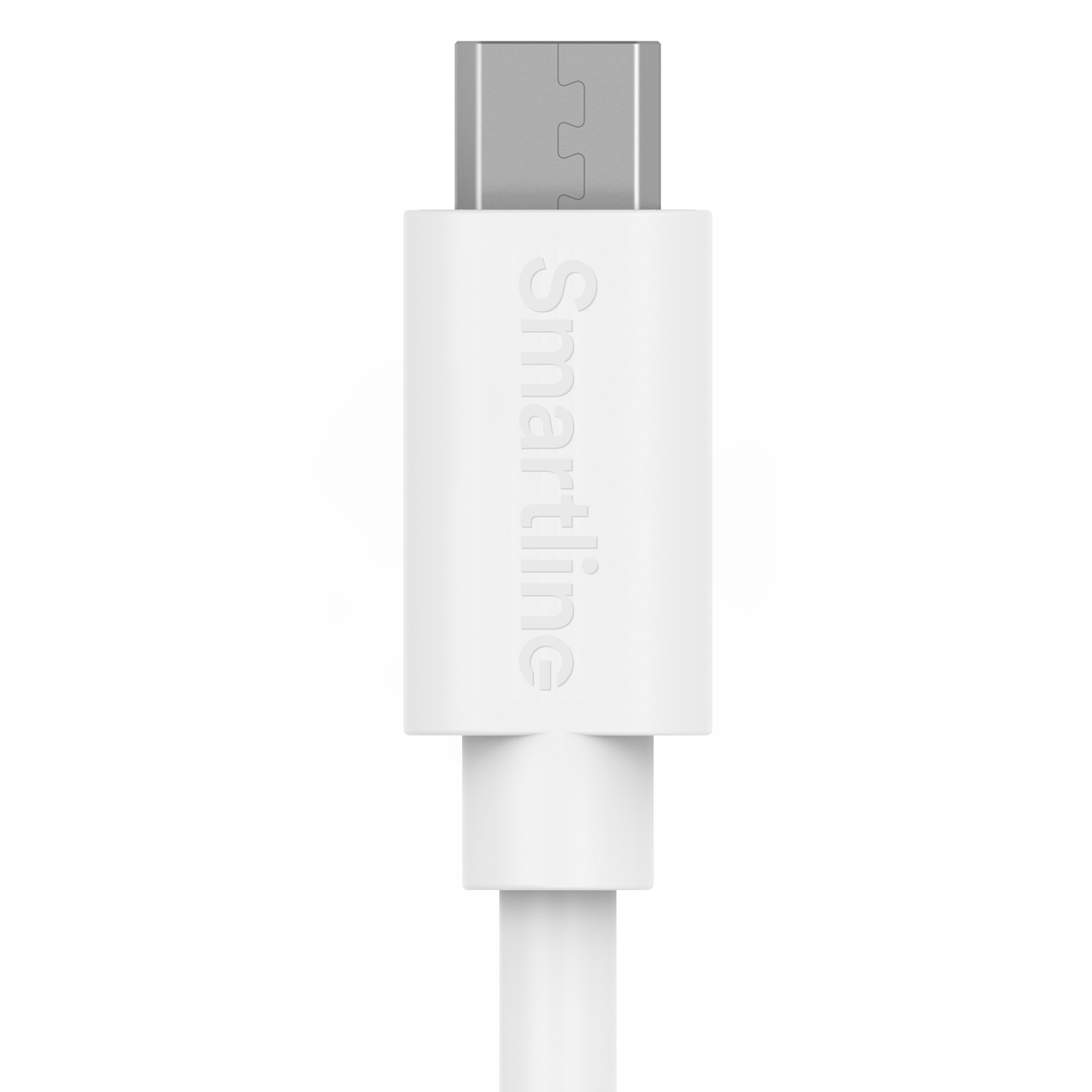 USB Cable MicroUSB 1m valkoinen