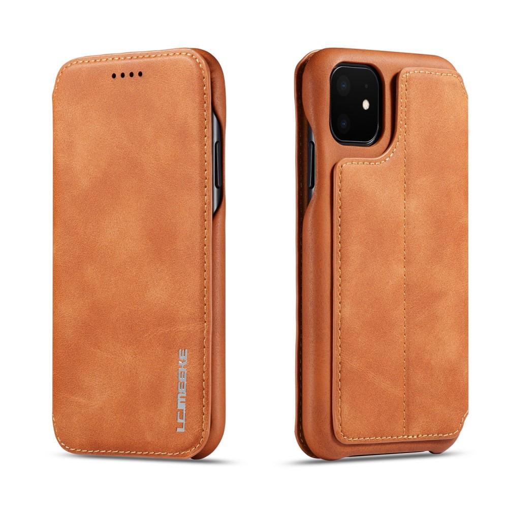 Slim Lompakkokotelot iPhone 11 cognac