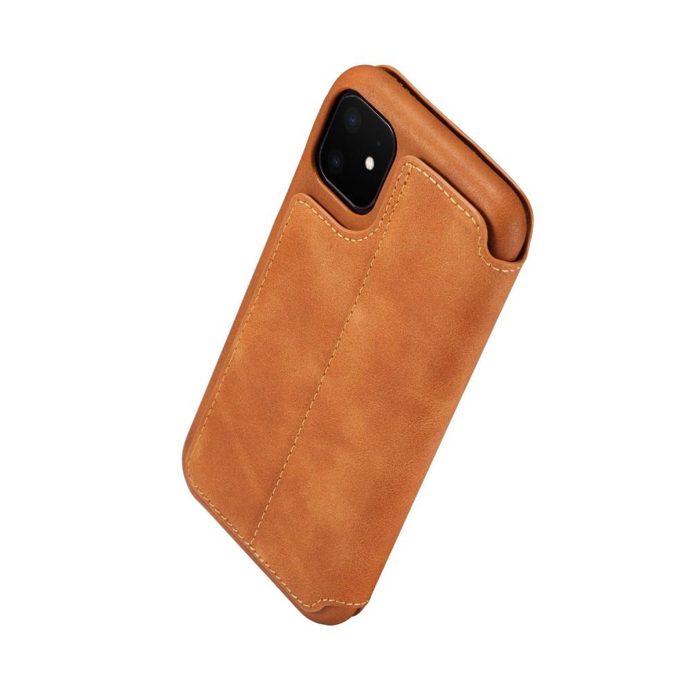 Slim Lompakkokotelot iPhone 11 cognac