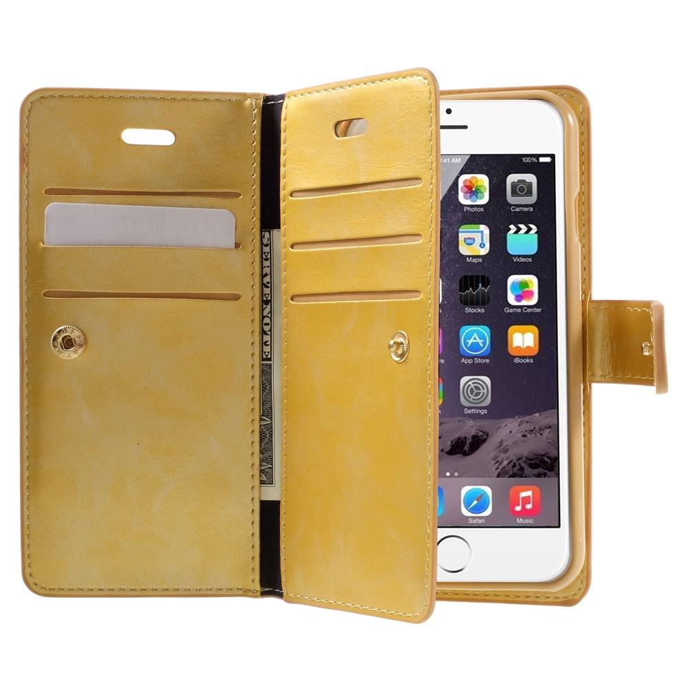 Mansoor Wallet Diary Case iPhone 7/8/SE Kulta