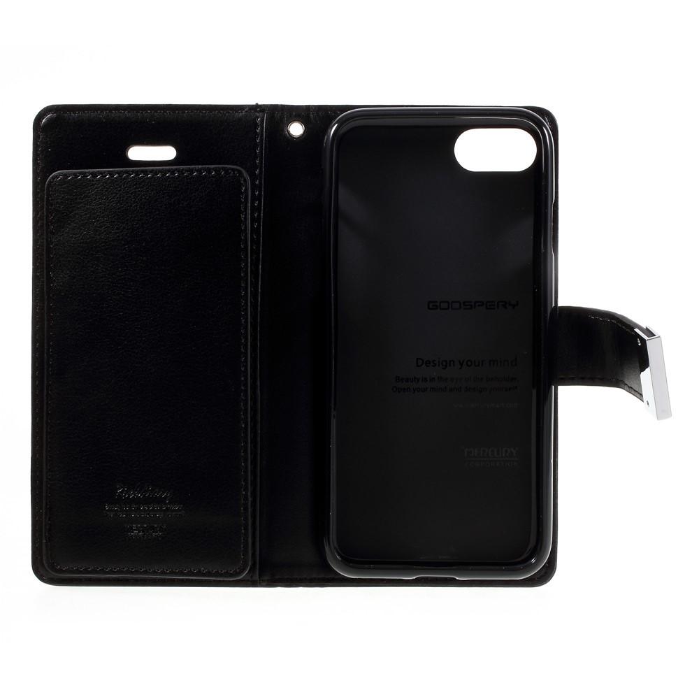 Rich Diary Case Apple iPhone 7/8/SE 2020 musta